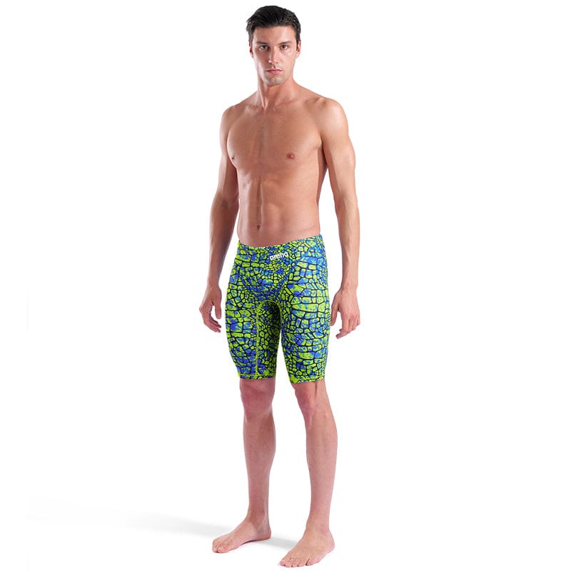Arena - Men’s Powerskin ST Next Snakeskin Jammers – Snake/Green