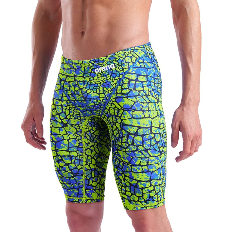 Arena - Men’s Powerskin ST Next Snakeskin Jammers – Snake/Green