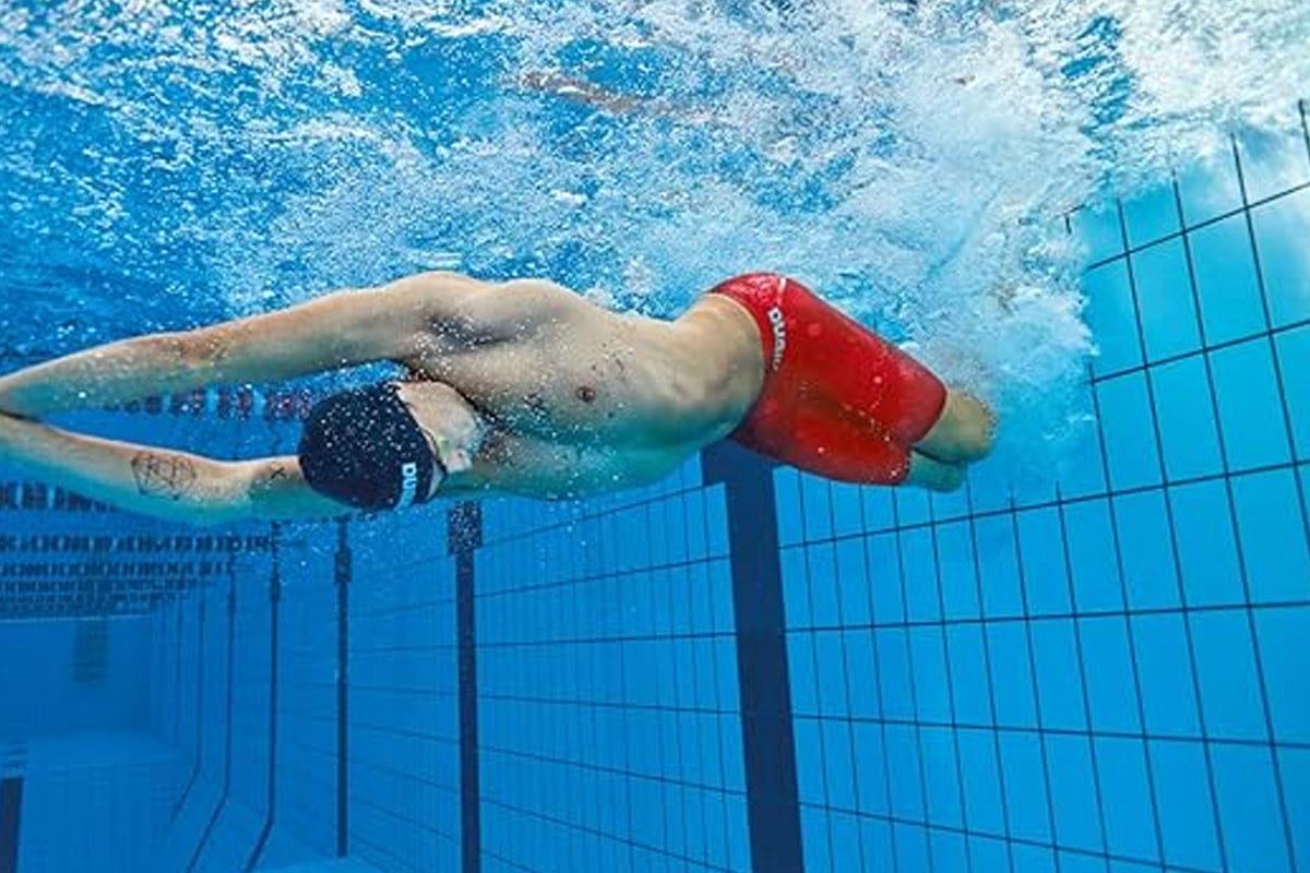 Arena - Men's Powerskin Carbon-AIR² Jammer - Red/Blue