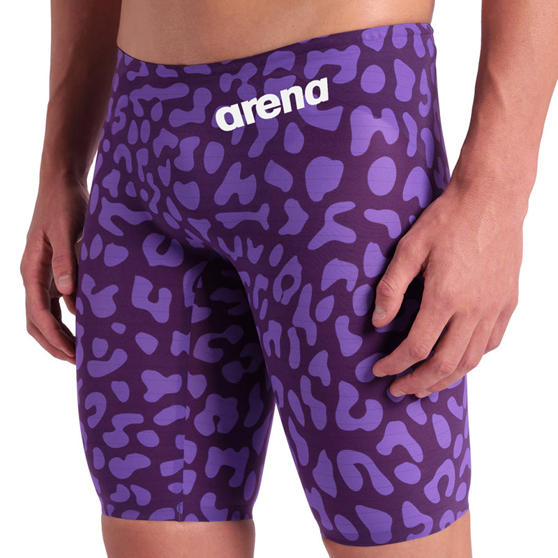 Arena Men s Powerskin Carbon Air2 Leopard Jammers Violet Aqua Swim Supplies