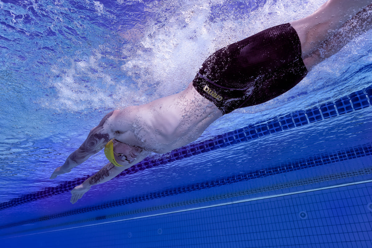 Arena - Men's Powerskin Carbon Core FX Jammer - Black/Gold