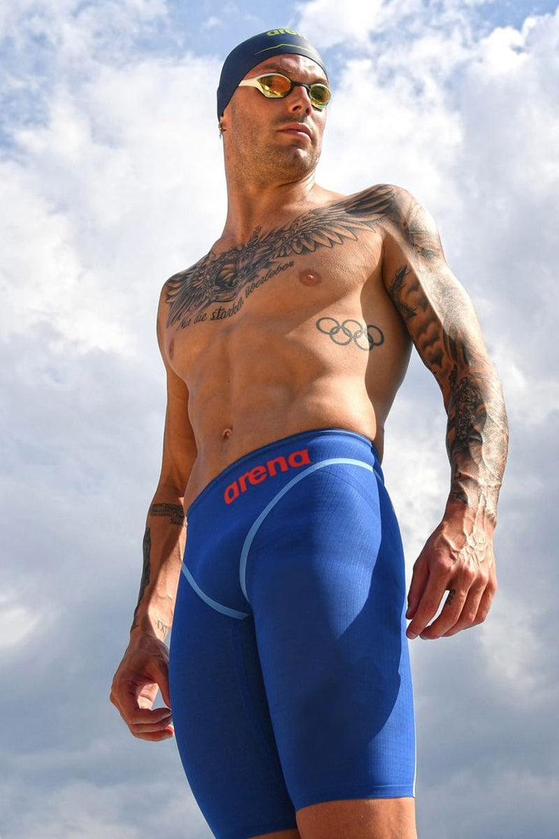 Arena - Men's Powerskin Carbon Core FX Jammer - Ocean Blue