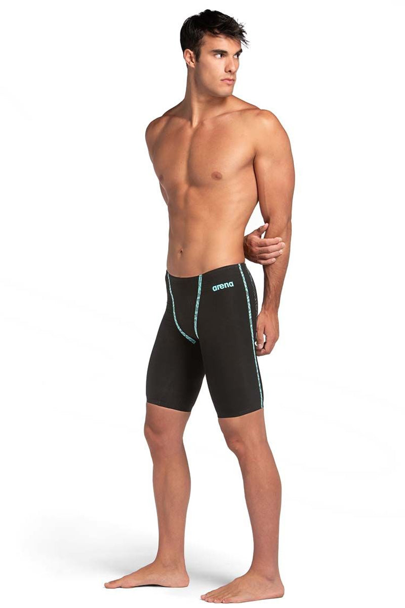 Arena - Men's Powerskin Primo Jammers – Black/Teal