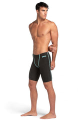 Arena - Men's Powerskin Primo Jammers – Black/Teal