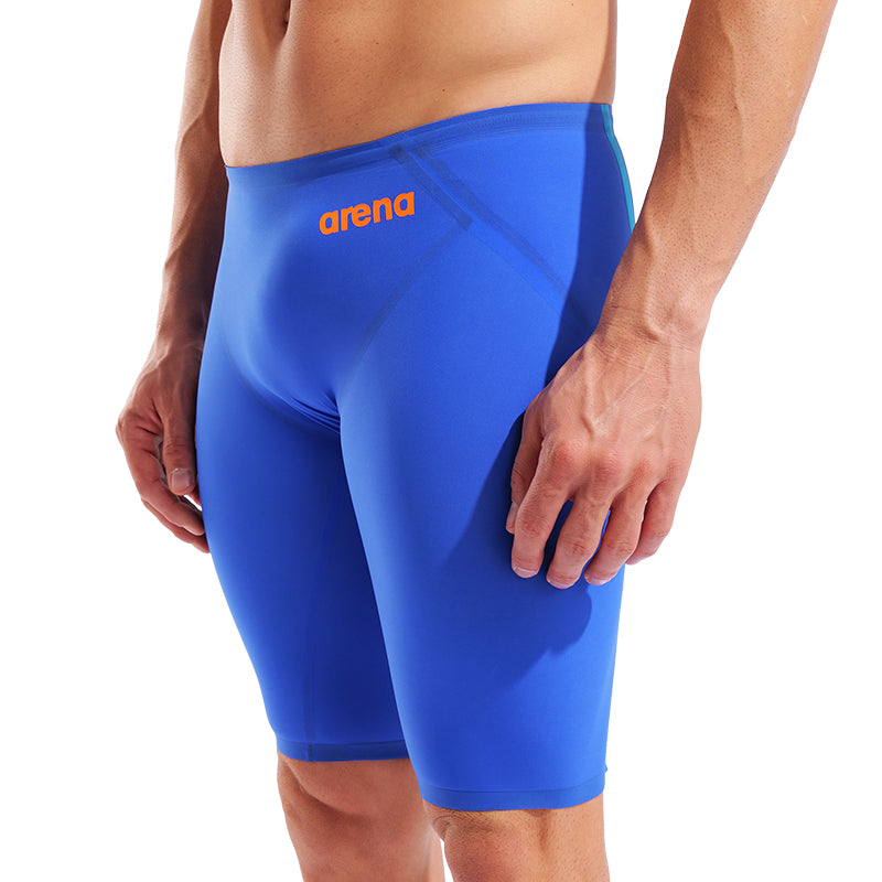 Arena - Neon Blaze Ltd. Edition Men’s Powerskin Veloce Jammers – Blue