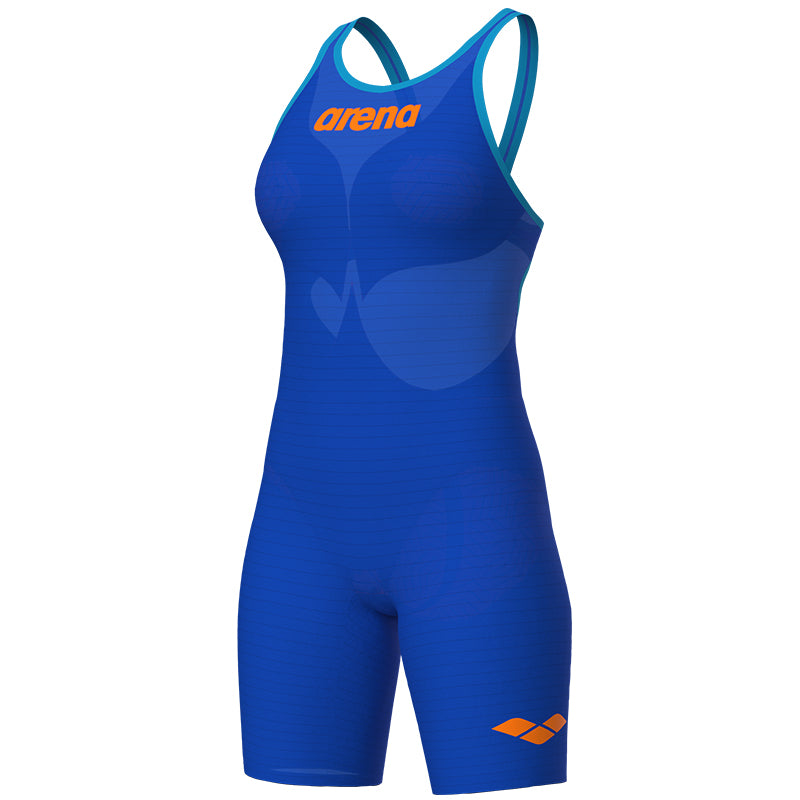 Arena - Neon Blaze Ltd. Edition Women's  Powerskin Carbon Air2 Open-Back – Blue