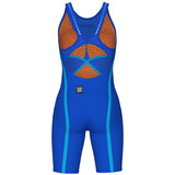 Arena - Neon Blaze Ltd. Edition Women's Powerskin Veloce Open-Back – Blue
