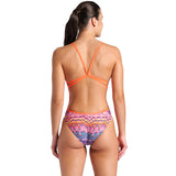 Arena - Ondulation Lace Back Ladies Swimsuit - Violet/Coral