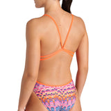 Arena - Ondulation Lace Back Ladies Swimsuit - Violet/Coral