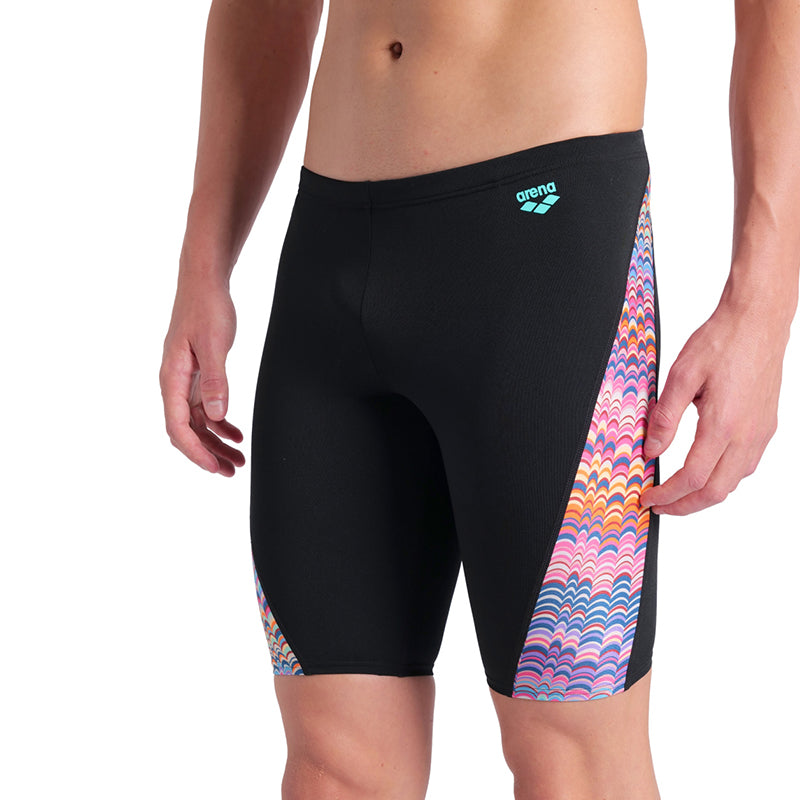 Arena - Ondulation Men's Jammer - Black/Multi