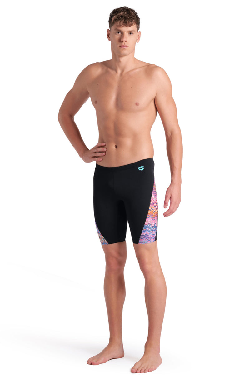 Arena - Ondulation Men's Jammer - Black/Multi