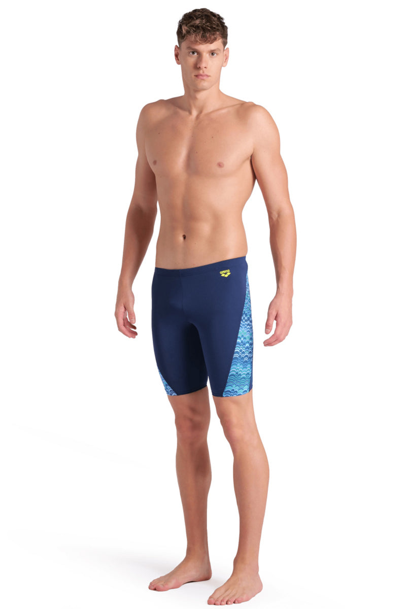 Arena - Ondulation Men's Jammer - Navy/Multi