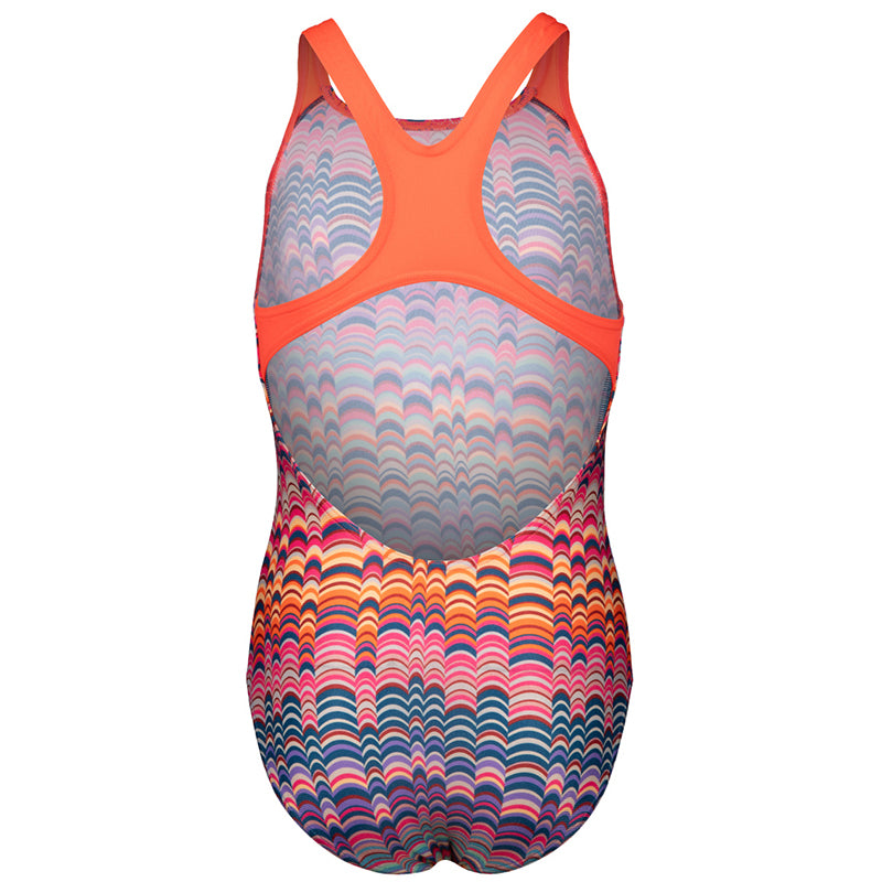 Arena - Ondulation Swim Pro Back Girls Swimsuit - Violet/Coral