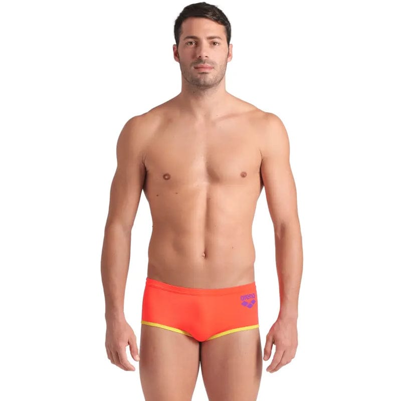 Arena - One Biglogo Low Waist Men's Short - Coral/Green
