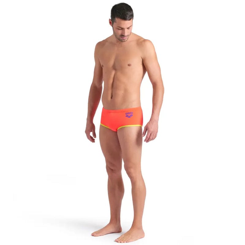 Arena - One Biglogo Low Waist Men's Short - Coral/Green