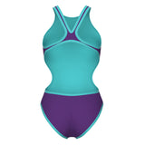 Arena - One BigLogo Sporty Back Ladies Swimsuit - Plum-Water