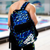 Arena - One Go Backpack Allover 45L - Aqua-Gleam