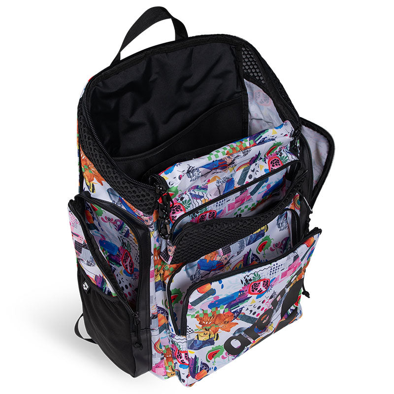 Arena - One Go Backpack Allover 45L - Collage