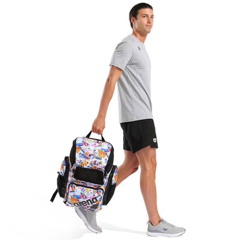 Arena - One Go Backpack Allover 45L - Collage