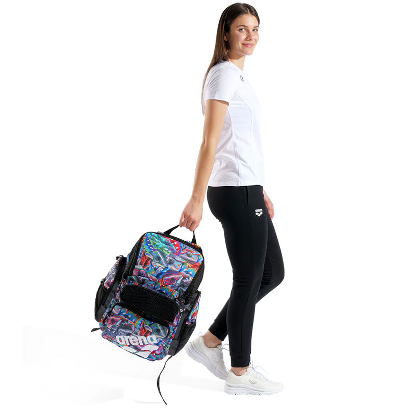 Arena - One Go Backpack Allover 45L - Iguanas