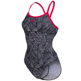 Arena - Overview Ladies Challenge Back Swimsuit - Rose-White/Multi