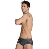 Arena - Overview Men’s Low-Waist Shorts - Black/Multi