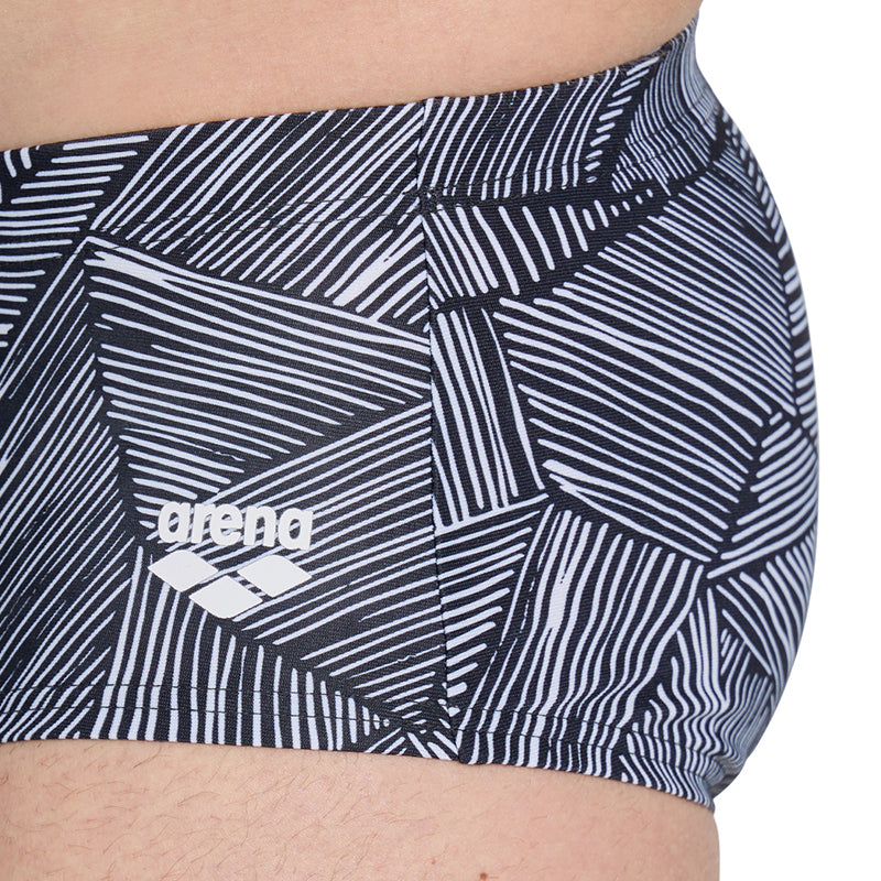 Arena - Overview Men’s Low-Waist Shorts - White/Multi