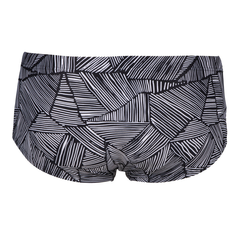 Arena - Overview Men’s Low-Waist Shorts - White/Multi