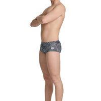 Arena - Overview Men’s Low-Waist Shorts - White/Multi