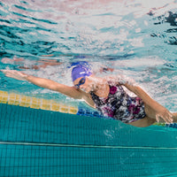 Arena - Pearl Wing Back Ladies Bodylift Swimsuit - Black/Multi