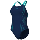Arena - Poseidonia Swim Pro Back Ladies Swimsuit - Navy/Water