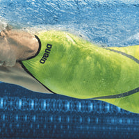 Arena - Powerskin Carbon Flex WCE Open Back Suit - Green/Grey