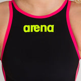 Arena - Powerskin R-Evo Full Body Full Leg Open Back Open Water - Black/Flu. Yellow