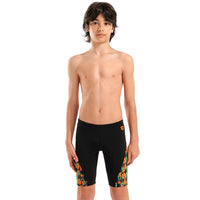 Arena - Print Swim Boy's Jammer - Black/Orange Multi