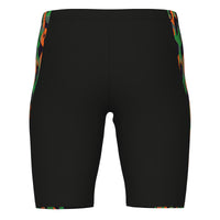 Arena - Print Swim Boy's Jammer - Black/Orange Multi