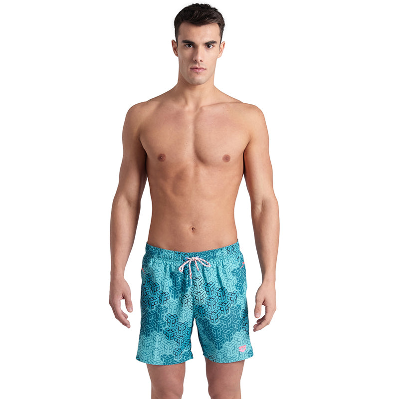 Arena - Pro_File Camo Kikko Beach Boxer Allover - Water/Multi