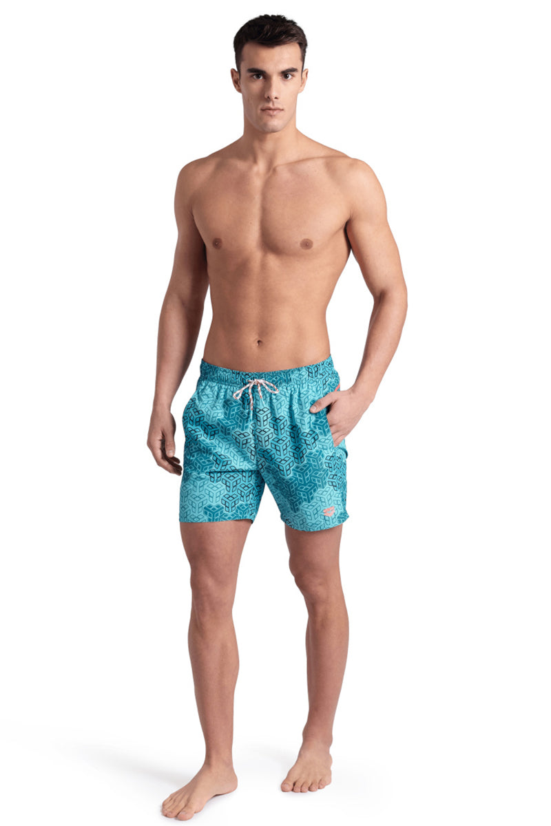 Arena - Pro_File Camo Kikko Beach Boxer Allover - Water/Multi