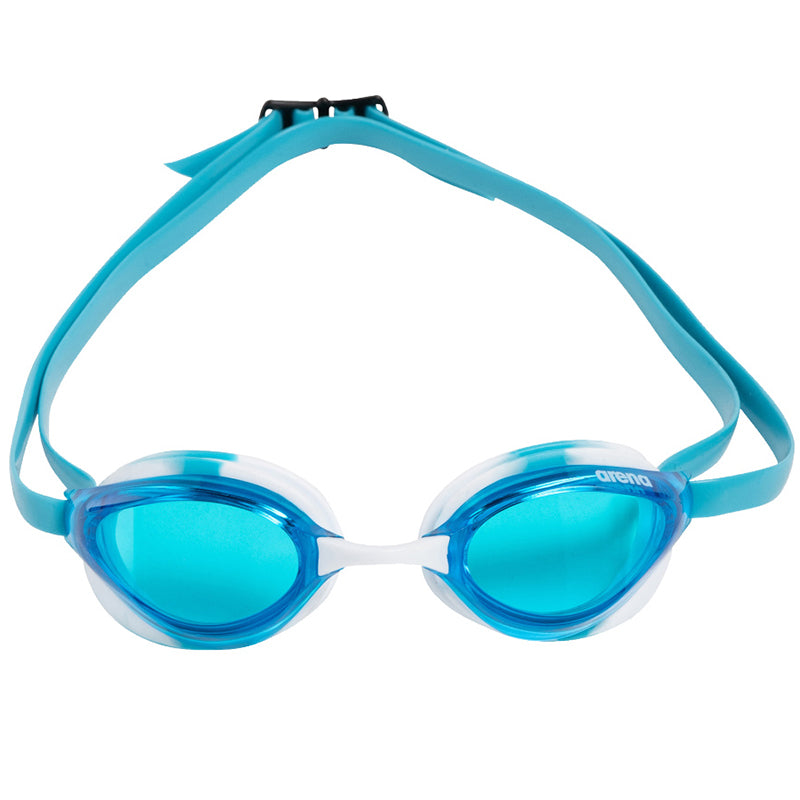 Arena - Python Goggles - Blue/White/Sky – Aqua Swim Supplies
