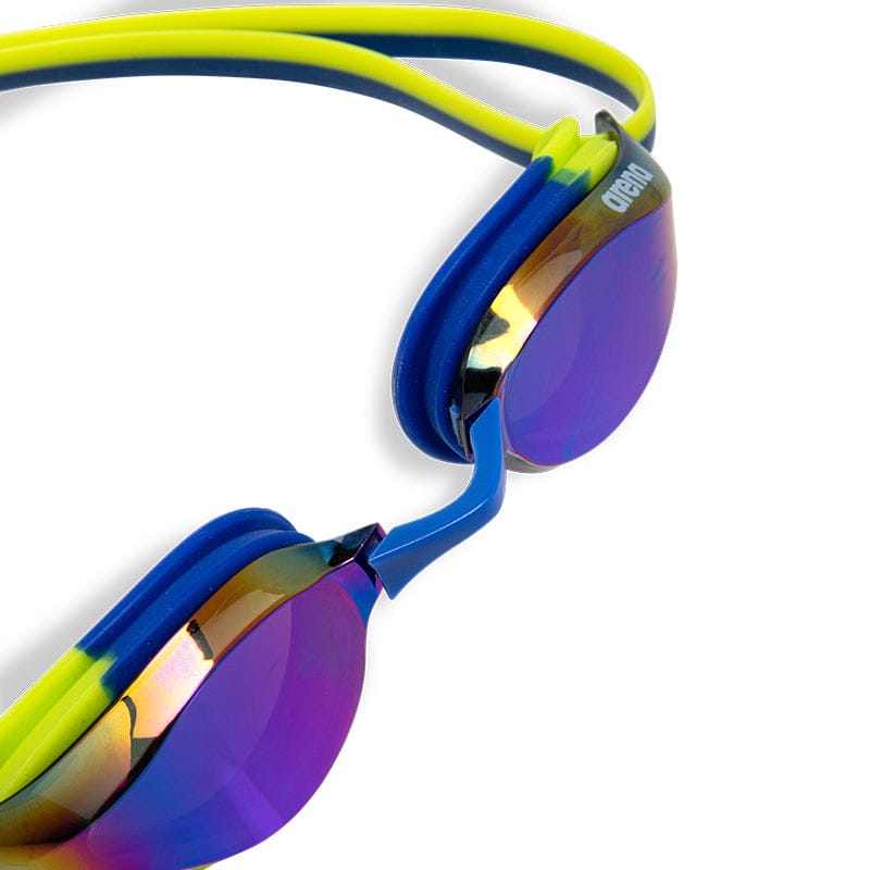 Arena - Python Junior Mirror Racing Goggle - Blue/Blue/Lime