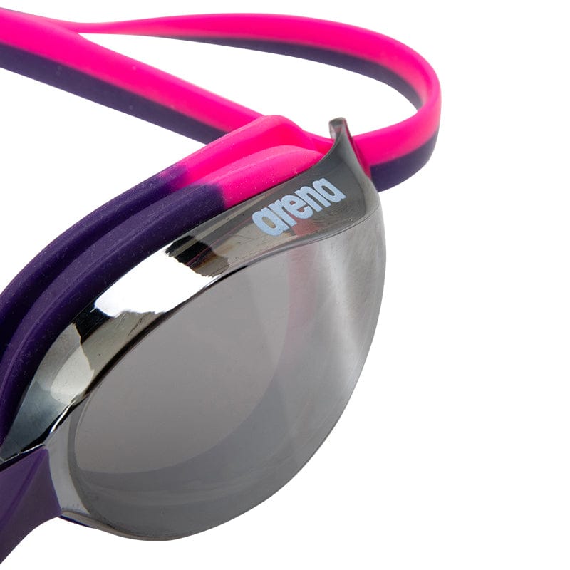 Arena - Python Junior Mirror Racing Goggle - Silver/Pink/Plum