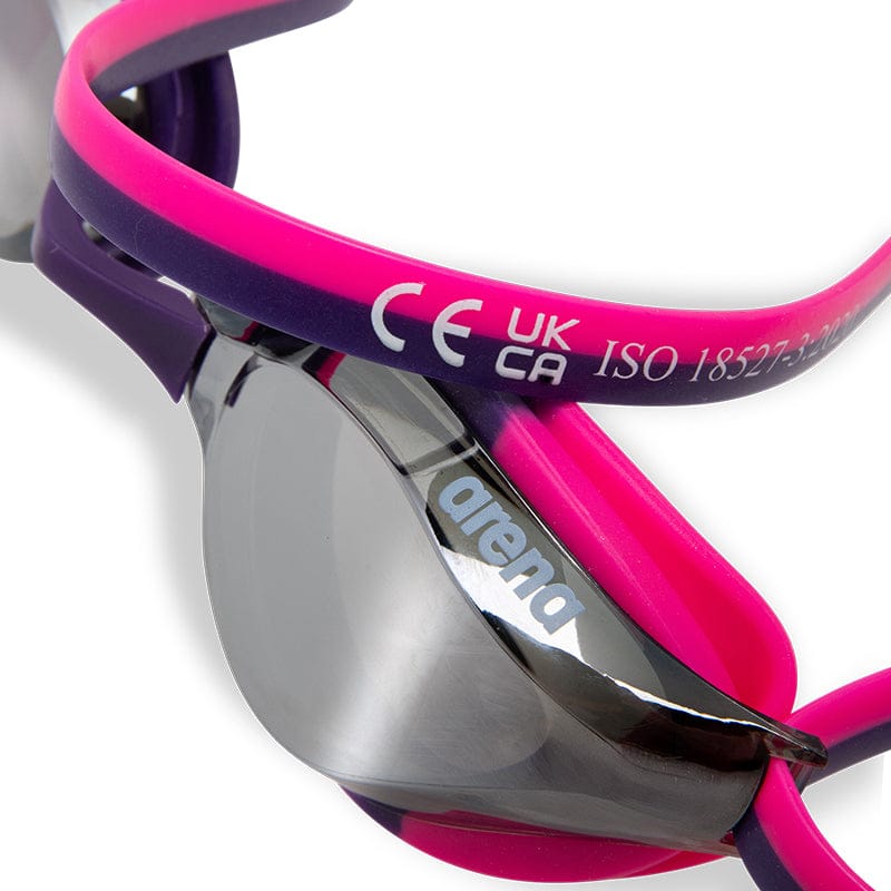 Arena - Python Junior Mirror Racing Goggle - Silver/Pink/Plum