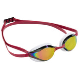 Arena - Python Mirror Goggles - Copper/White/Red
