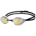 Arena - Python Mirror Goggles - Gold/White/Black