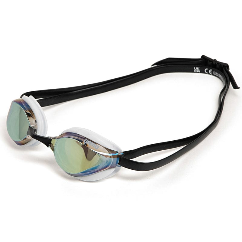 Arena - Python Mirror Goggles - Gold/White/Black