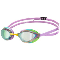 Arena - Python Mirror Goggles - Green/Violet/Green