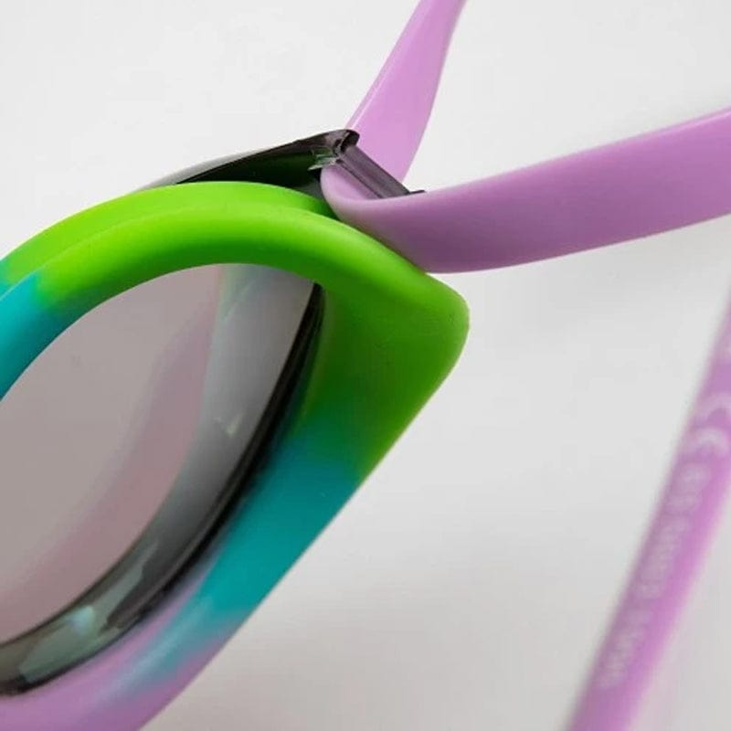 Arena - Python Mirror Goggles - Green/Violet/Green
