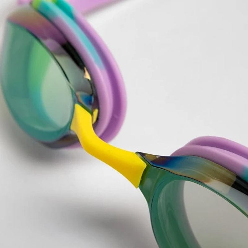 Arena - Python Mirror Goggles - Green/Violet/Green