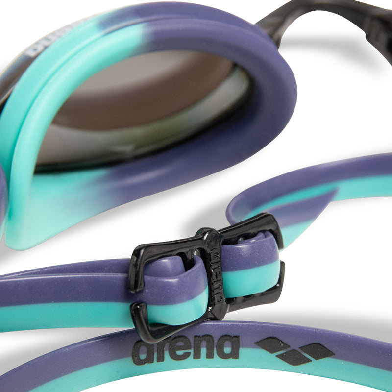 Arena - Python Mirror Goggles - Turquoise/Water