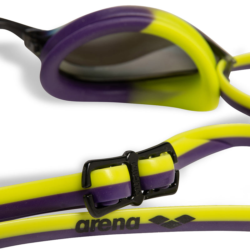 Arena - Python Mirror Goggles - Violet/Plum/Lime