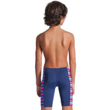 Arena - Racing Stripe Boy's Jammer - Navy-Multi